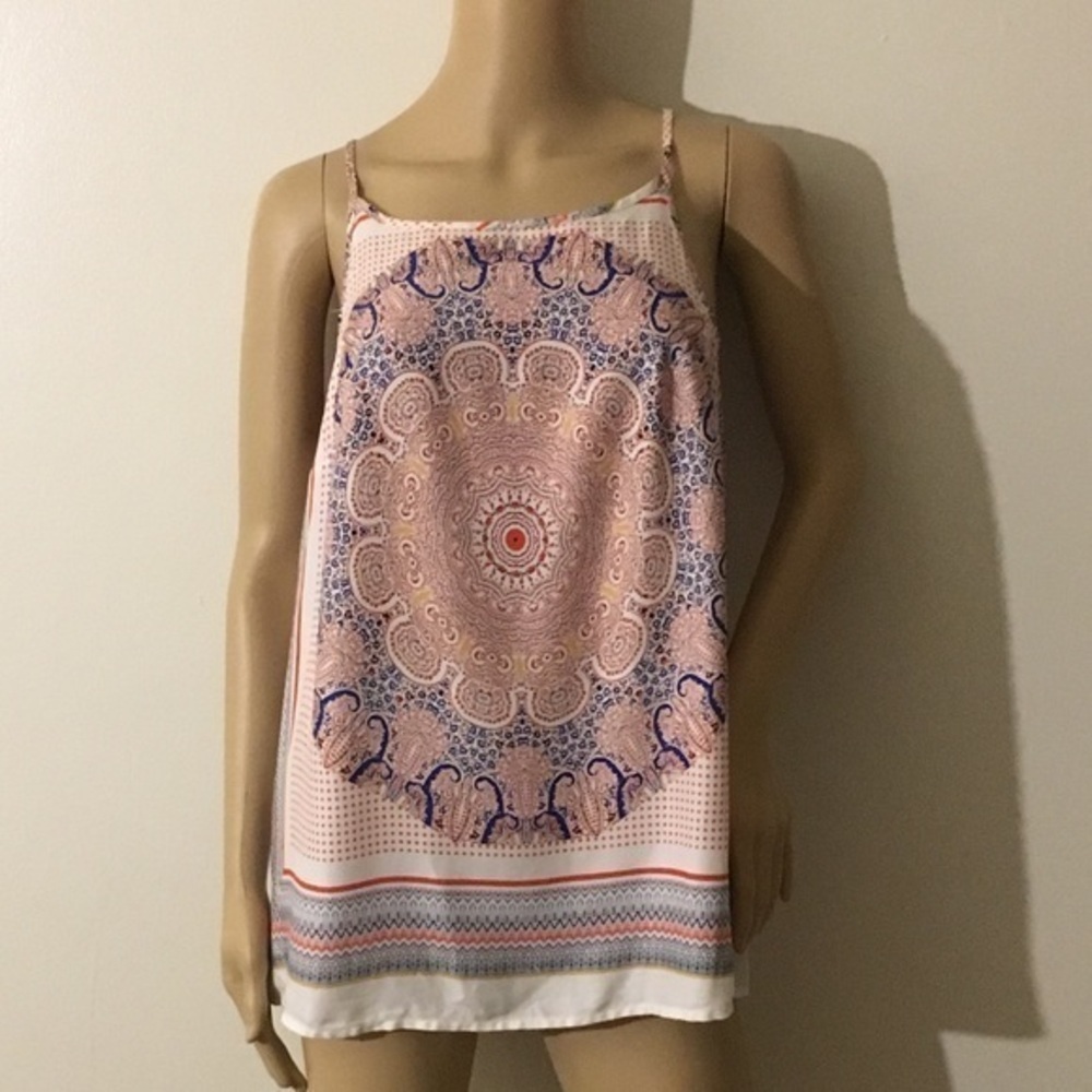 Reneec Mandala Design Tank top no size tag ⭐️